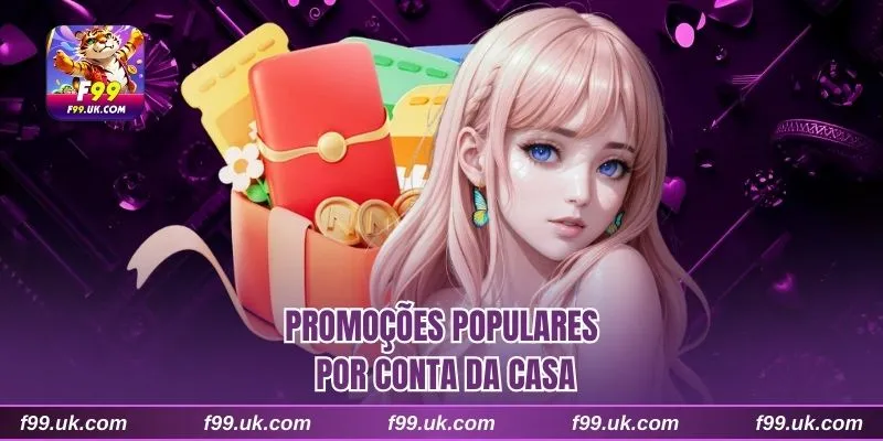 Promoções populares por conta da casa