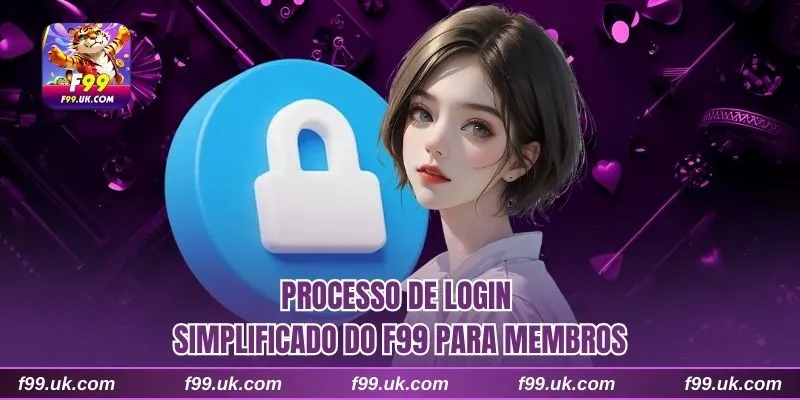 Processo de login simplificado do f99 para membros